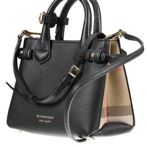 burberry sac noir|burberry bag for women.